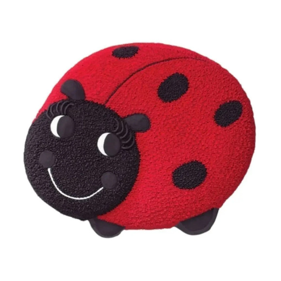 Wilton Ladybug Aluminum Molded Cake Pan  NWT - Picture 2 of 5